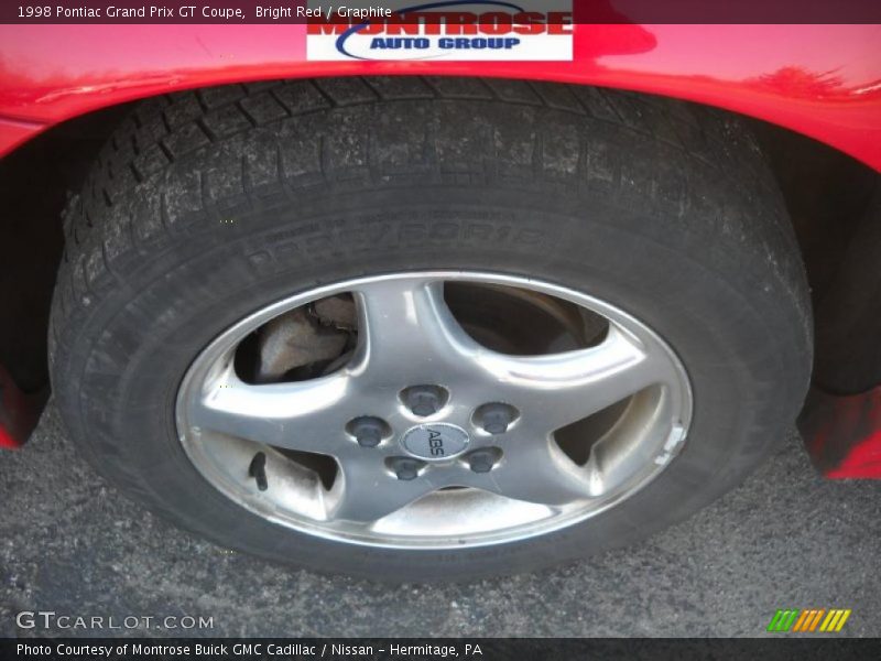 Bright Red / Graphite 1998 Pontiac Grand Prix GT Coupe