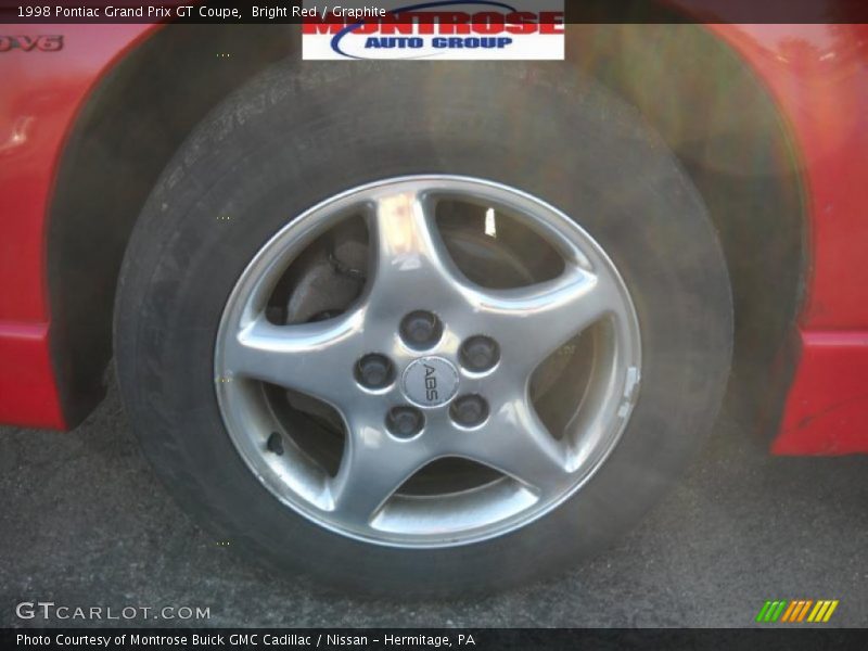 Bright Red / Graphite 1998 Pontiac Grand Prix GT Coupe