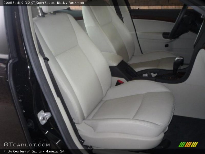 Black / Parchment 2008 Saab 9-3 2.0T Sport Sedan