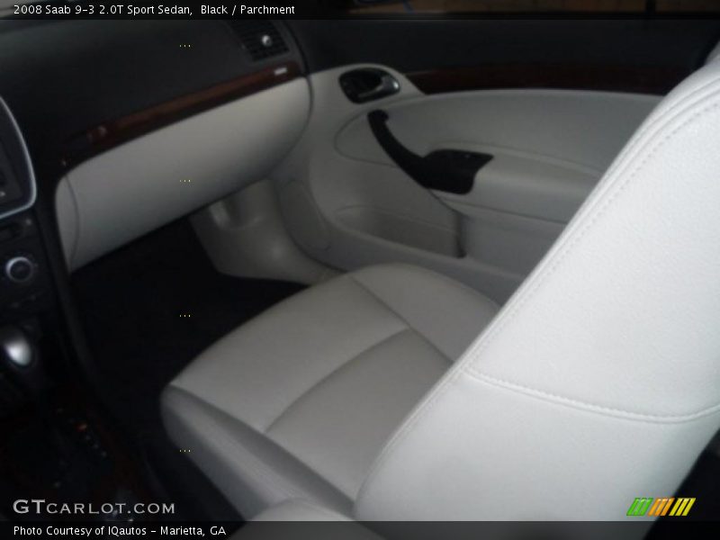 Black / Parchment 2008 Saab 9-3 2.0T Sport Sedan