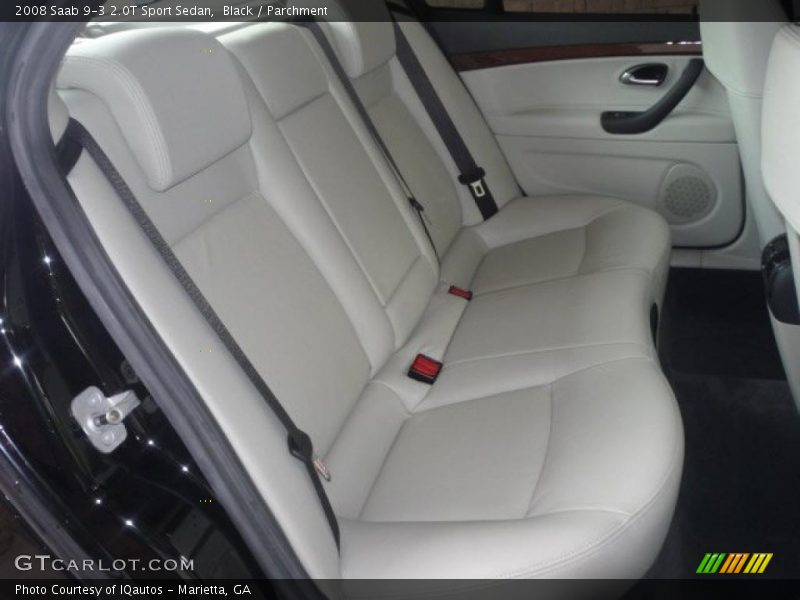 Black / Parchment 2008 Saab 9-3 2.0T Sport Sedan