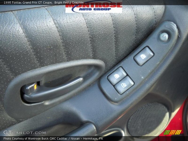 Bright Red / Graphite 1998 Pontiac Grand Prix GT Coupe