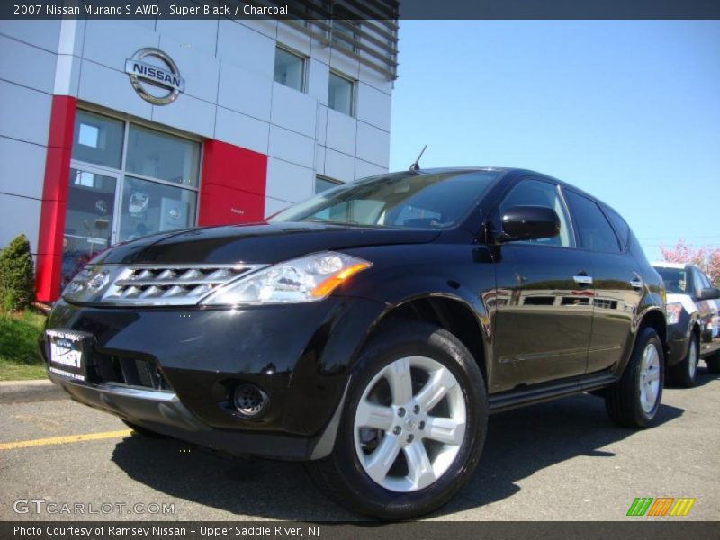 Super Black / Charcoal 2007 Nissan Murano S AWD