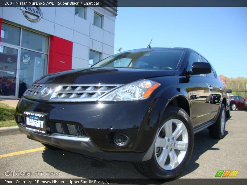 Super Black / Charcoal 2007 Nissan Murano S AWD