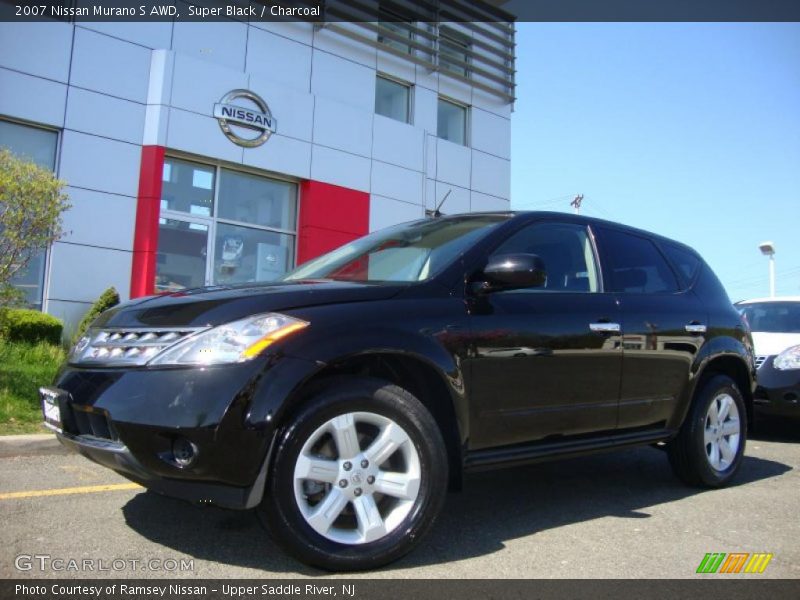 Super Black / Charcoal 2007 Nissan Murano S AWD