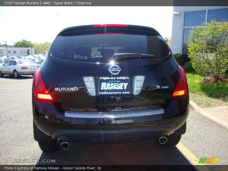 Super Black / Charcoal 2007 Nissan Murano S AWD