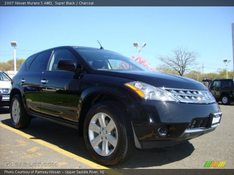 Super Black / Charcoal 2007 Nissan Murano S AWD