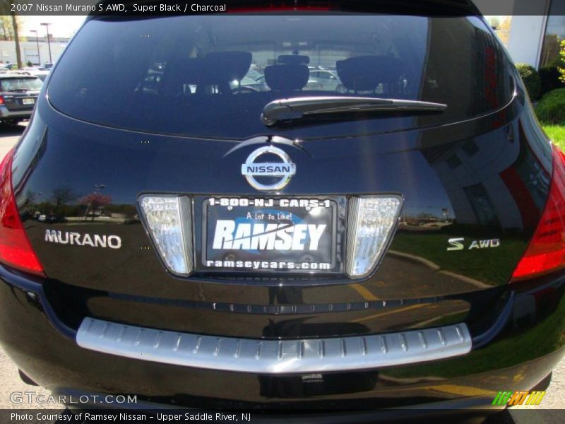 Super Black / Charcoal 2007 Nissan Murano S AWD