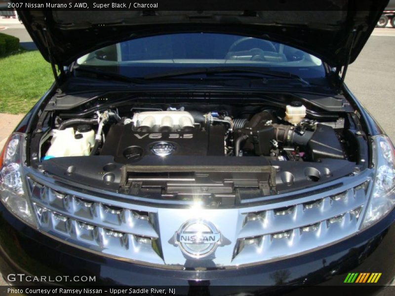 Super Black / Charcoal 2007 Nissan Murano S AWD