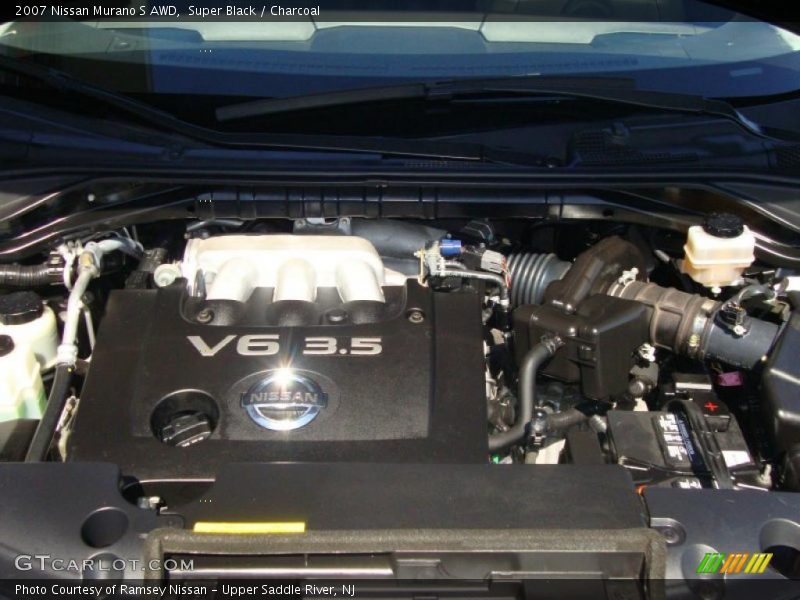 Super Black / Charcoal 2007 Nissan Murano S AWD