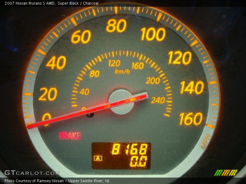 Super Black / Charcoal 2007 Nissan Murano S AWD