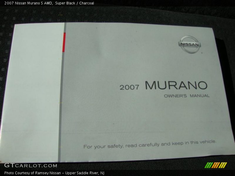Super Black / Charcoal 2007 Nissan Murano S AWD