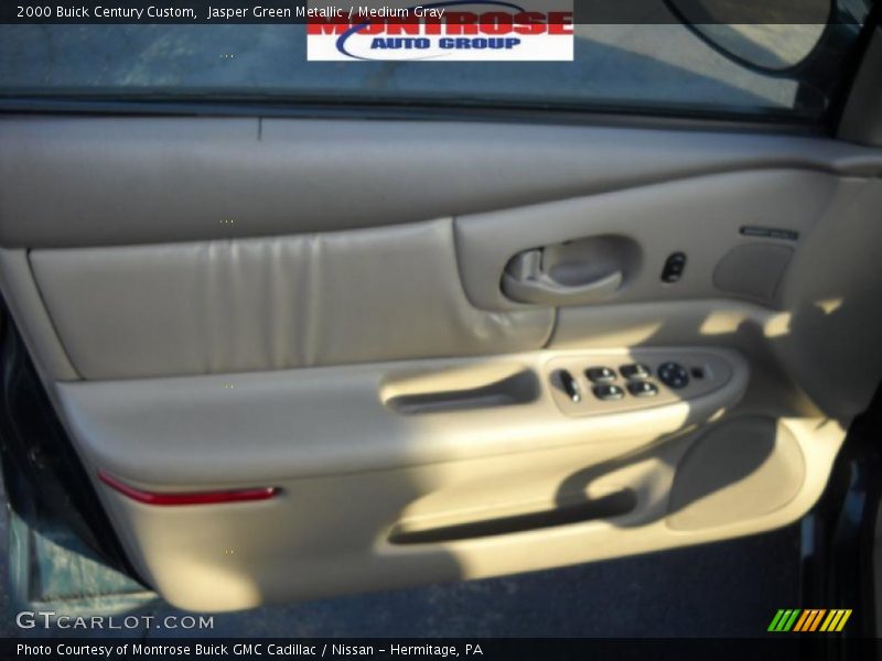 Jasper Green Metallic / Medium Gray 2000 Buick Century Custom