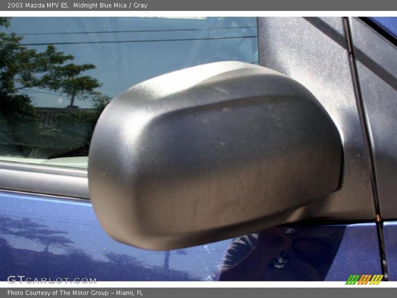 Midnight Blue Mica / Gray 2003 Mazda MPV ES