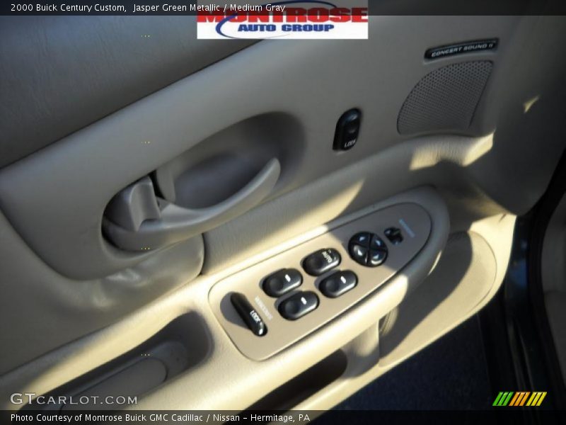 Jasper Green Metallic / Medium Gray 2000 Buick Century Custom