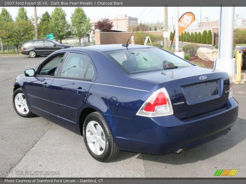 Dark Blue Pearl Metallic / Charcoal Black 2007 Ford Fusion SE V6