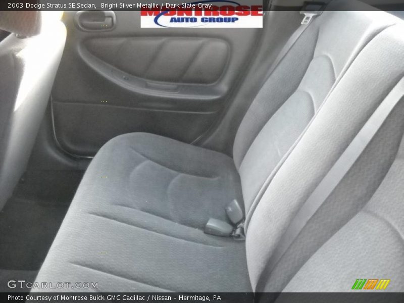 Bright Silver Metallic / Dark Slate Gray 2003 Dodge Stratus SE Sedan