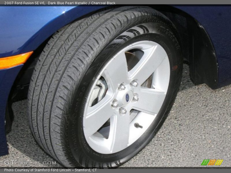 Dark Blue Pearl Metallic / Charcoal Black 2007 Ford Fusion SE V6