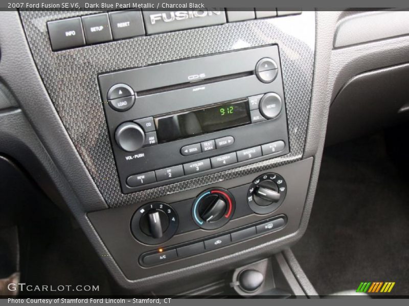 Dark Blue Pearl Metallic / Charcoal Black 2007 Ford Fusion SE V6