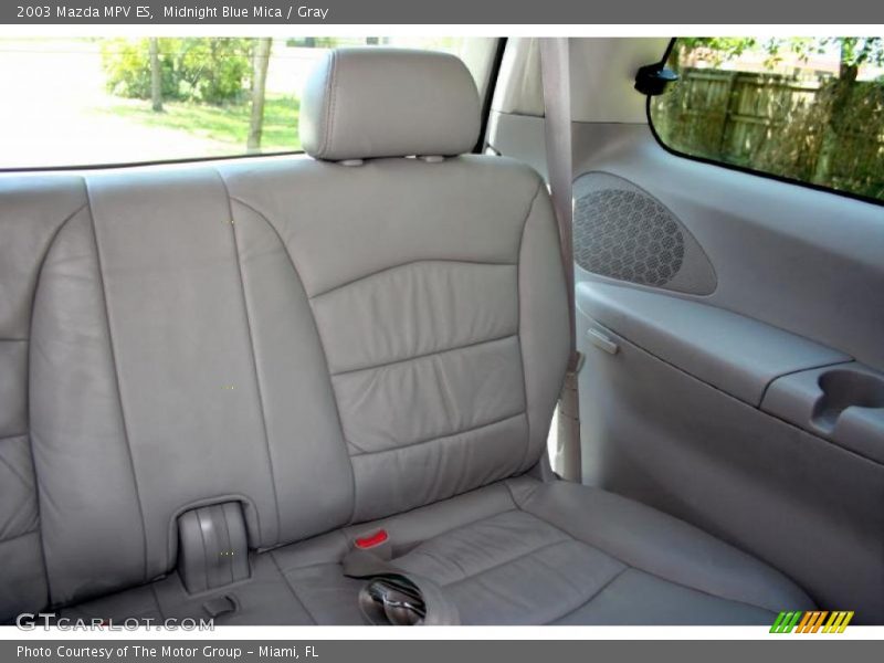 Midnight Blue Mica / Gray 2003 Mazda MPV ES
