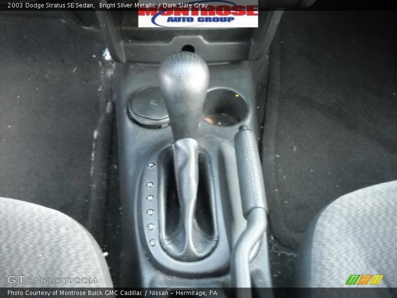 Bright Silver Metallic / Dark Slate Gray 2003 Dodge Stratus SE Sedan