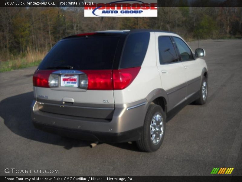 Frost White / Neutral 2007 Buick Rendezvous CXL