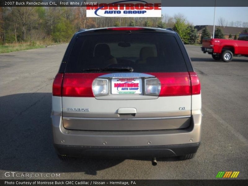 Frost White / Neutral 2007 Buick Rendezvous CXL