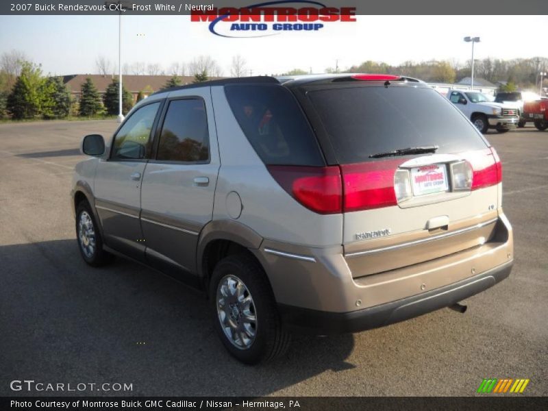 Frost White / Neutral 2007 Buick Rendezvous CXL