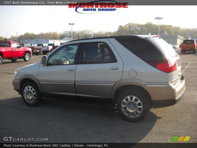 Frost White / Neutral 2007 Buick Rendezvous CXL