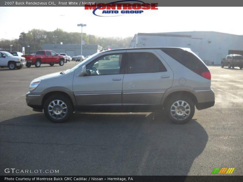 Frost White / Neutral 2007 Buick Rendezvous CXL