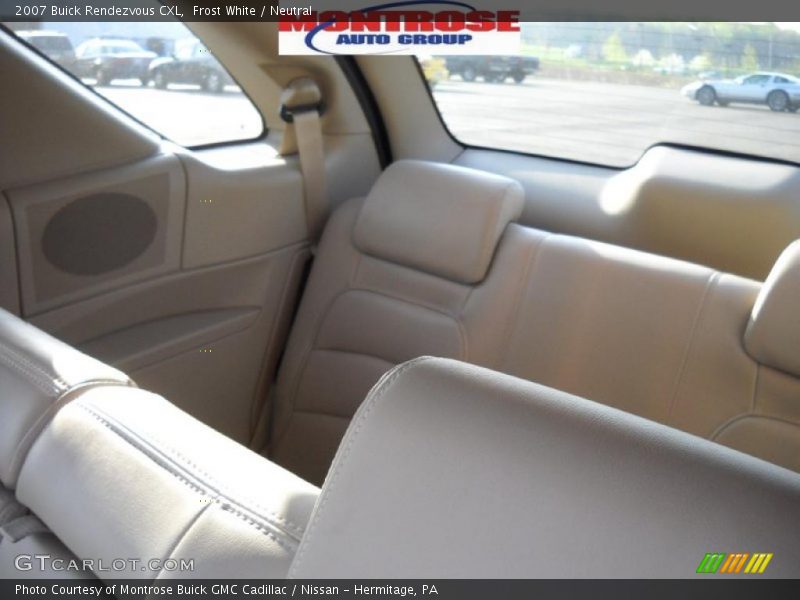 Frost White / Neutral 2007 Buick Rendezvous CXL