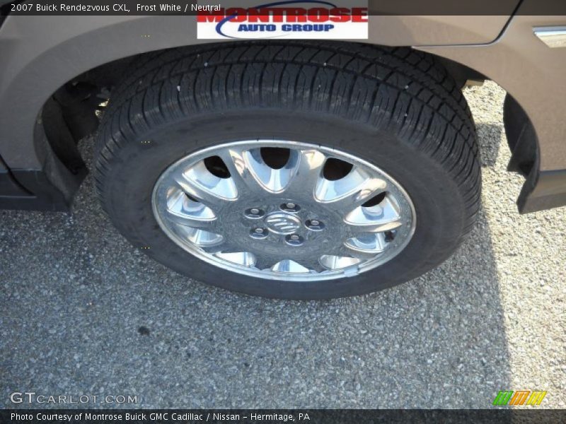 Frost White / Neutral 2007 Buick Rendezvous CXL