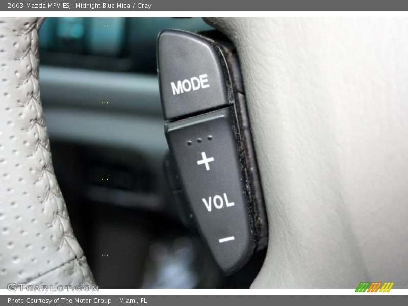 Midnight Blue Mica / Gray 2003 Mazda MPV ES