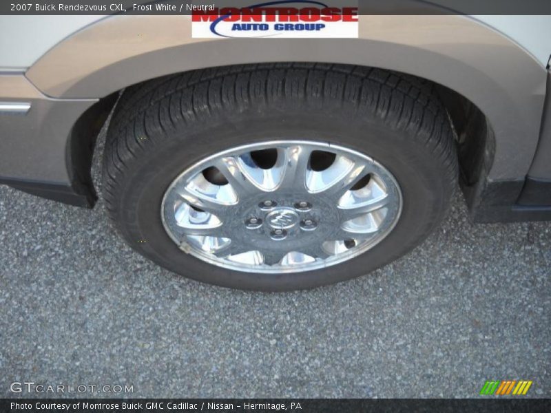 Frost White / Neutral 2007 Buick Rendezvous CXL