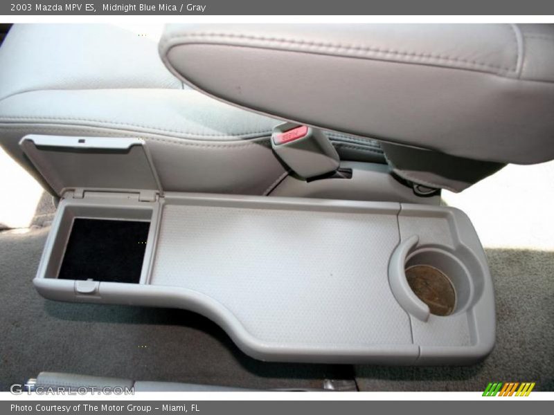 Midnight Blue Mica / Gray 2003 Mazda MPV ES
