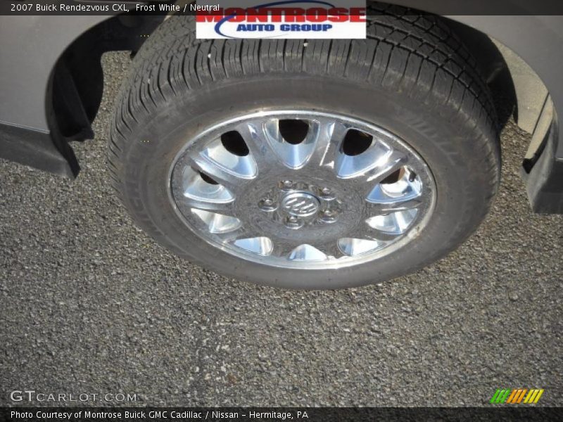 Frost White / Neutral 2007 Buick Rendezvous CXL