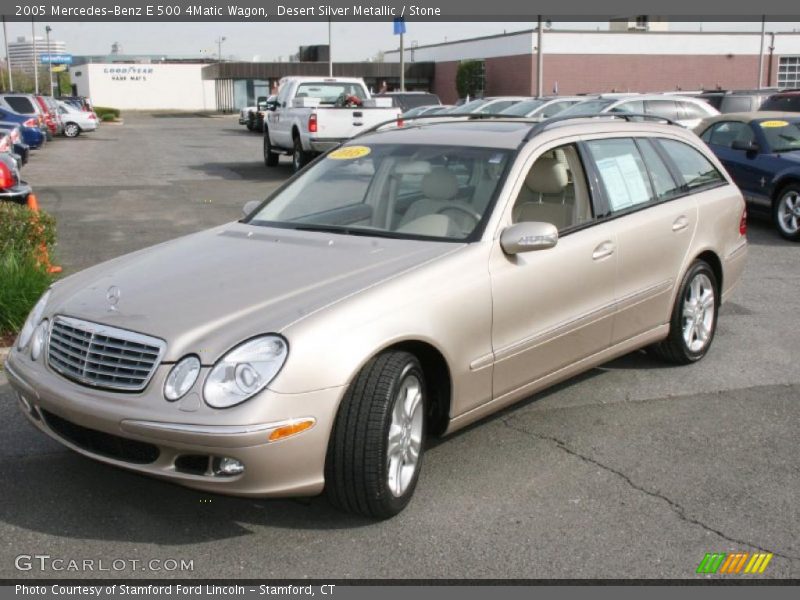 Desert Silver Metallic / Stone 2005 Mercedes-Benz E 500 4Matic Wagon