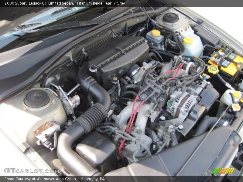 Titanium Beige Pearl / Gray 2000 Subaru Legacy GT Limited Sedan