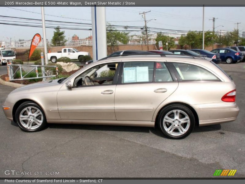 Desert Silver Metallic / Stone 2005 Mercedes-Benz E 500 4Matic Wagon