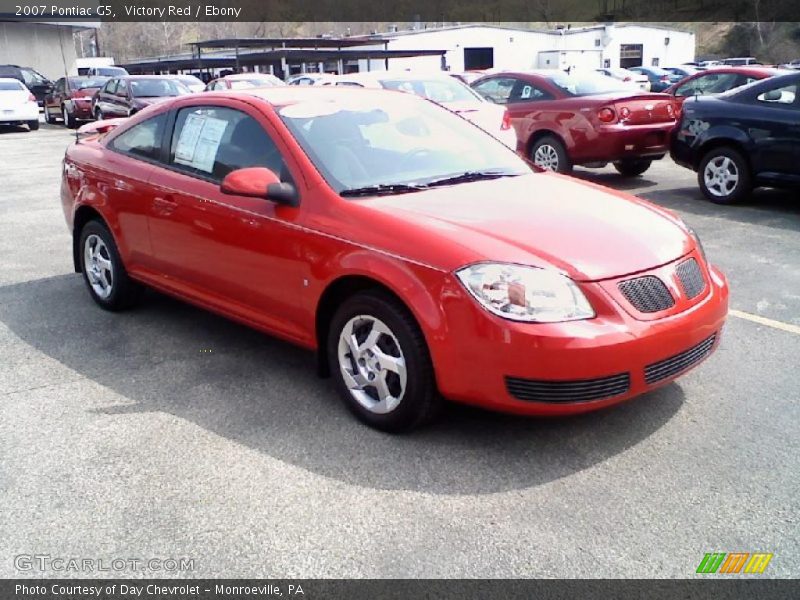 Victory Red / Ebony 2007 Pontiac G5