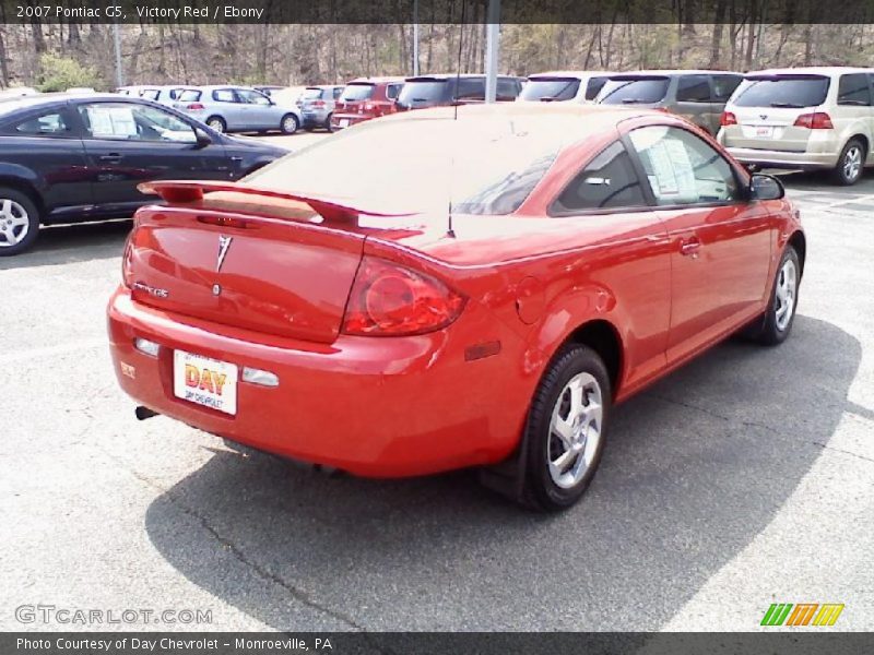 Victory Red / Ebony 2007 Pontiac G5