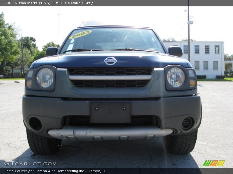 Just Blue Metallic / Gray 2003 Nissan Xterra XE V6