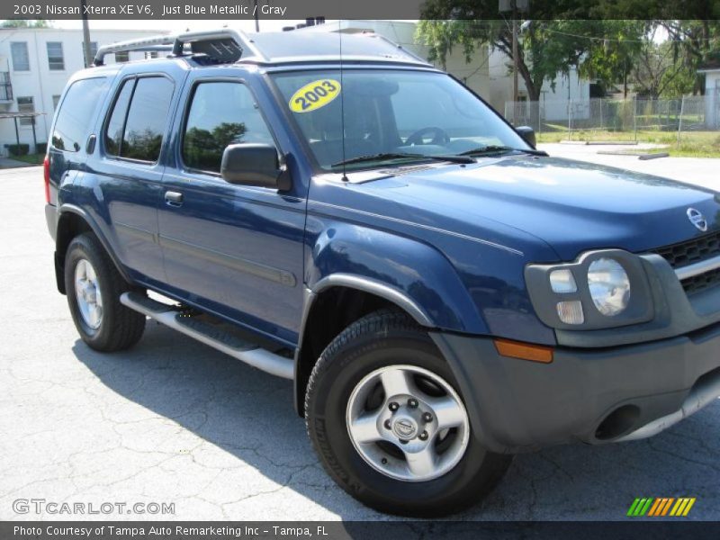 Just Blue Metallic / Gray 2003 Nissan Xterra XE V6