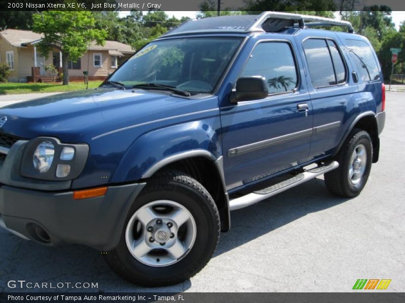 Just Blue Metallic / Gray 2003 Nissan Xterra XE V6