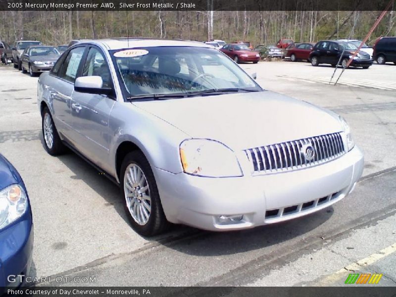 Silver Frost Metallic / Shale 2005 Mercury Montego Premier AWD