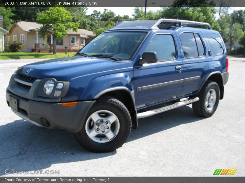 Just Blue Metallic / Gray 2003 Nissan Xterra XE V6