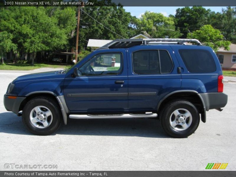 Just Blue Metallic / Gray 2003 Nissan Xterra XE V6