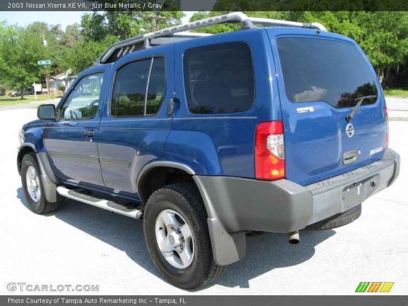 Just Blue Metallic / Gray 2003 Nissan Xterra XE V6