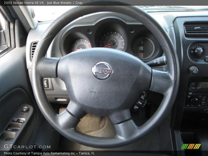 Just Blue Metallic / Gray 2003 Nissan Xterra XE V6
