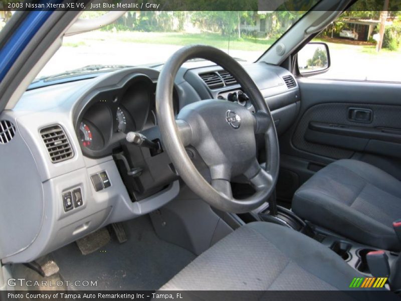 Just Blue Metallic / Gray 2003 Nissan Xterra XE V6